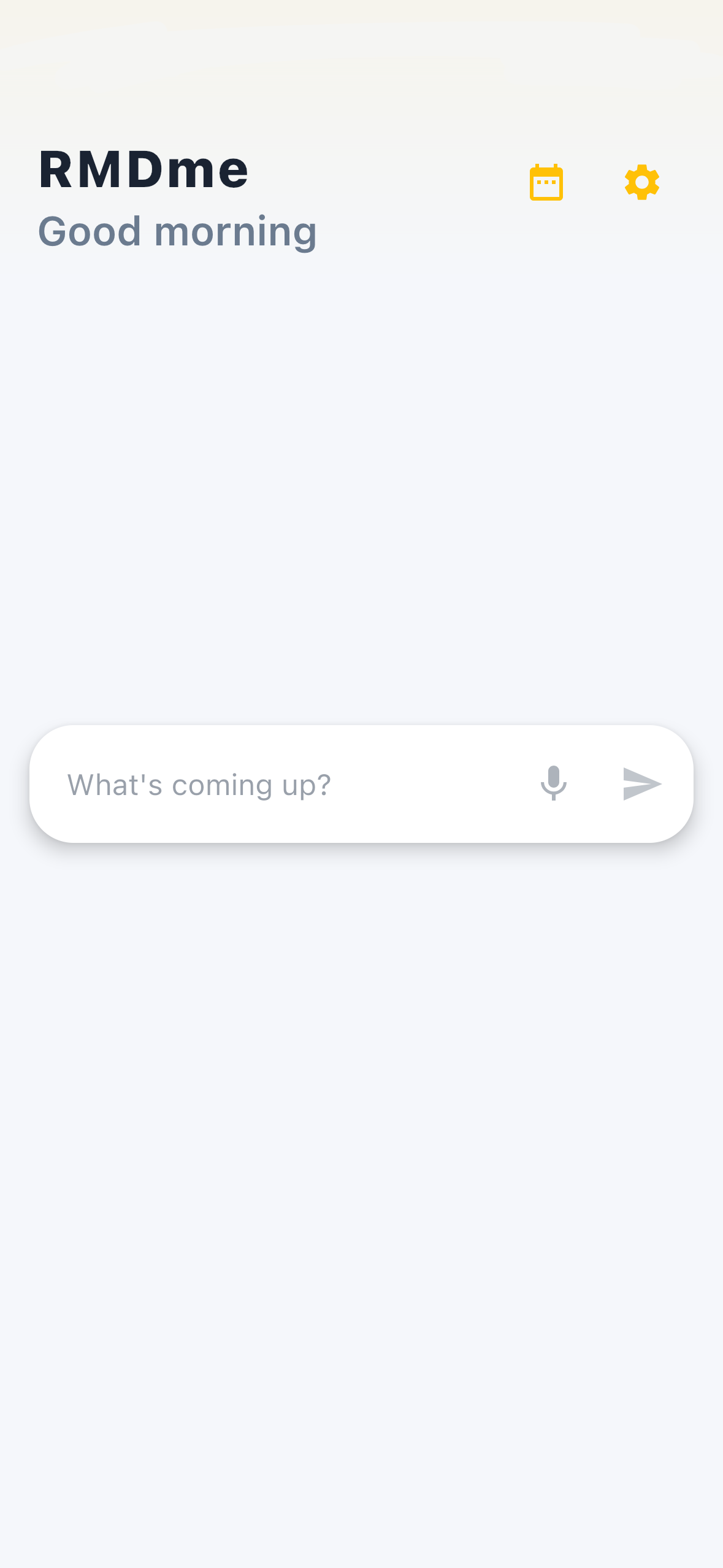 RMDme app screenshot
