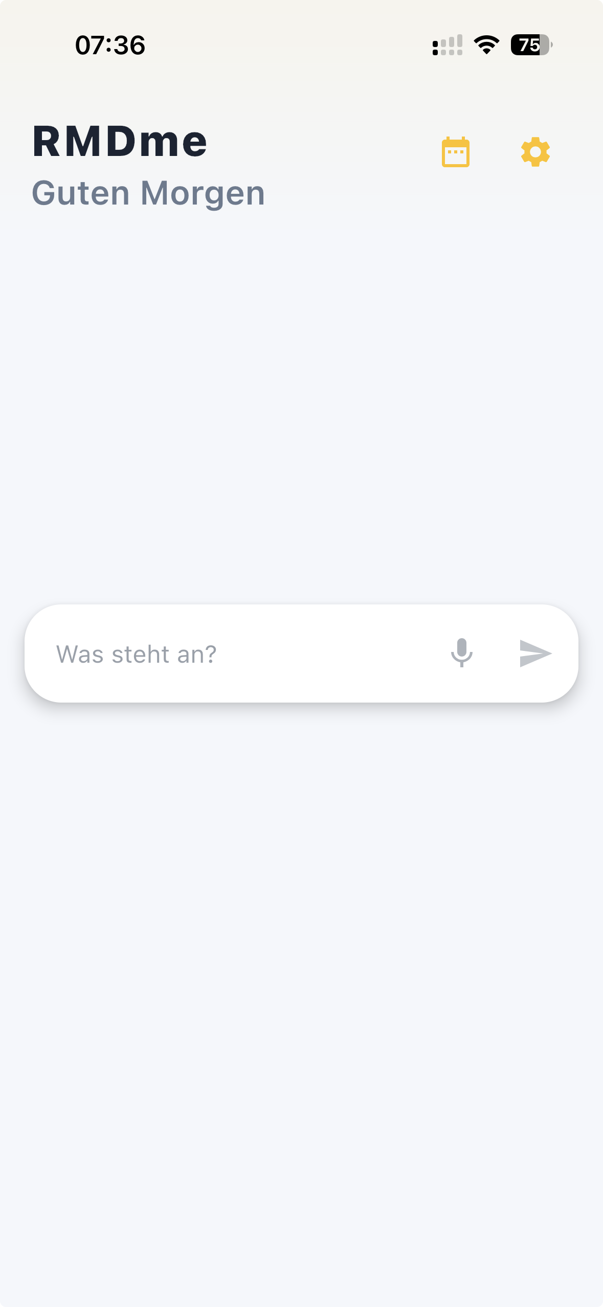 RMDme app screenshot